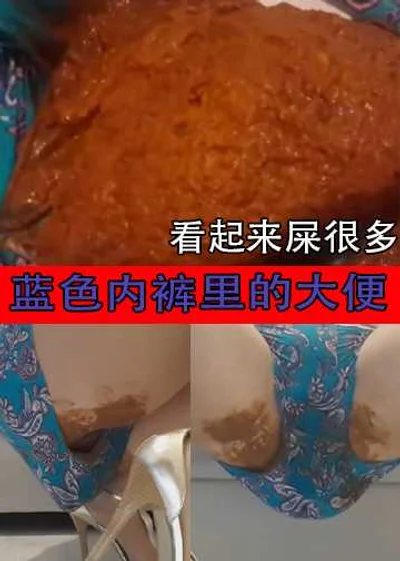 蓝色内裤里的大便