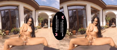 Solo sex doll Jenifer Mendez moans loudly in VR