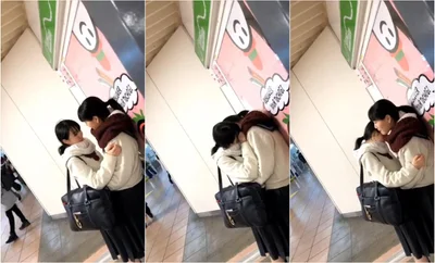 [Lesbian]@20209343934 user uploaded: How come they suddenly kissed while chatting!