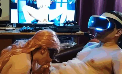 Secretly sucking my stepdad he thinks I&#39;m my stepmom in VR