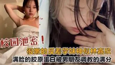 很嫩的反差学妹酷似香港明星林嘉欣