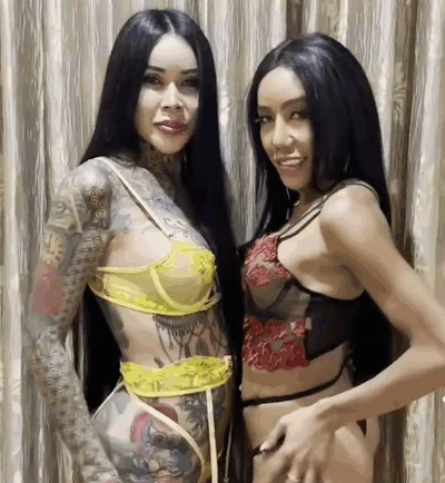 Shemale mos and her friend have sex with a lucky guy in Pattaya hotel, Thailand