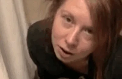 Amateur redhead girl poops