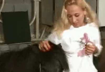 Blonde gets fucked in pussy and throat