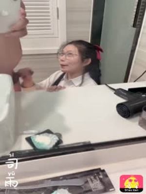 JK uniform bathroom blowjob and facial.