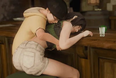 Yuffie fell asleep