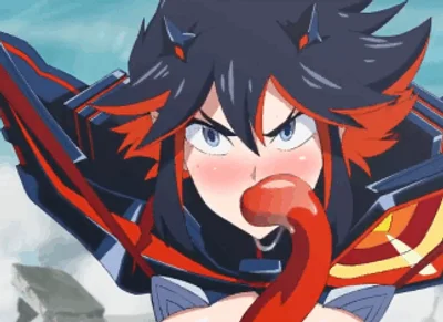 Killer girl Ryuko Matoi is played with by tentacles and creampied by Guilongyuan Gaoyue who is fucked by a big cock