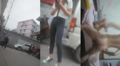 In the evening, a bunch of streetwalkers chose a girl to take to a small room to have sex. A super close-up view of the pussy with a cock inserted and passionately fucked.