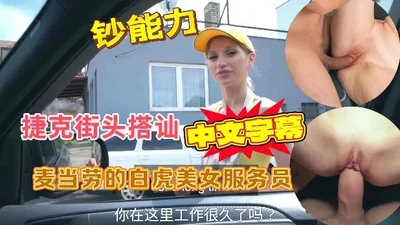 捷克街头搭讪麦当劳的白虎美女服务员玩车震